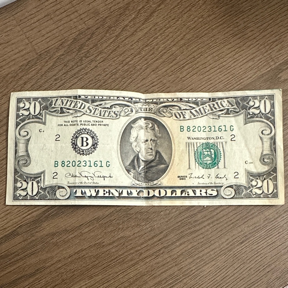 Vintage $20 Bill